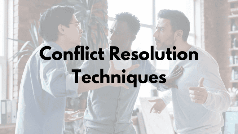 Conflict Resolution Techniques